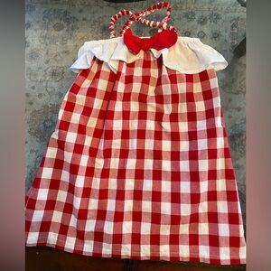 Bella Bliss Red/White Checked Dress